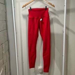 Red Alo Leggings